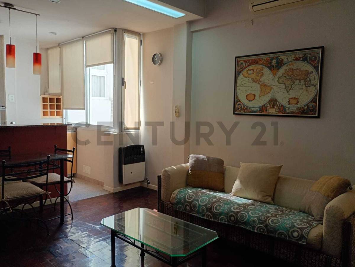 Departamento en alquiler de dos ambientes amoblado en Palermo Chico