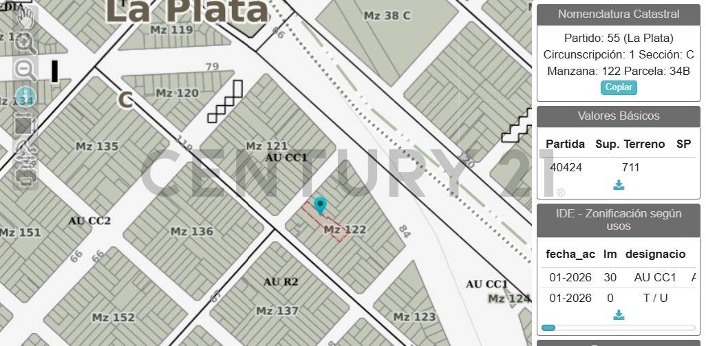 Lote de 712 m² en La Plata, foto 2
