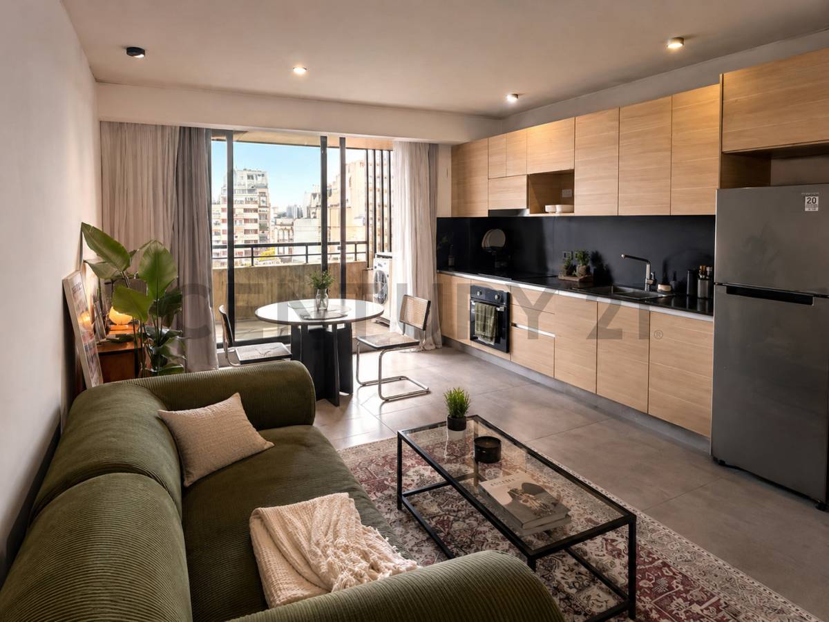 Venta Depto 2 Ambientes con Balcon Aterrazado al Frente Palermo Soho