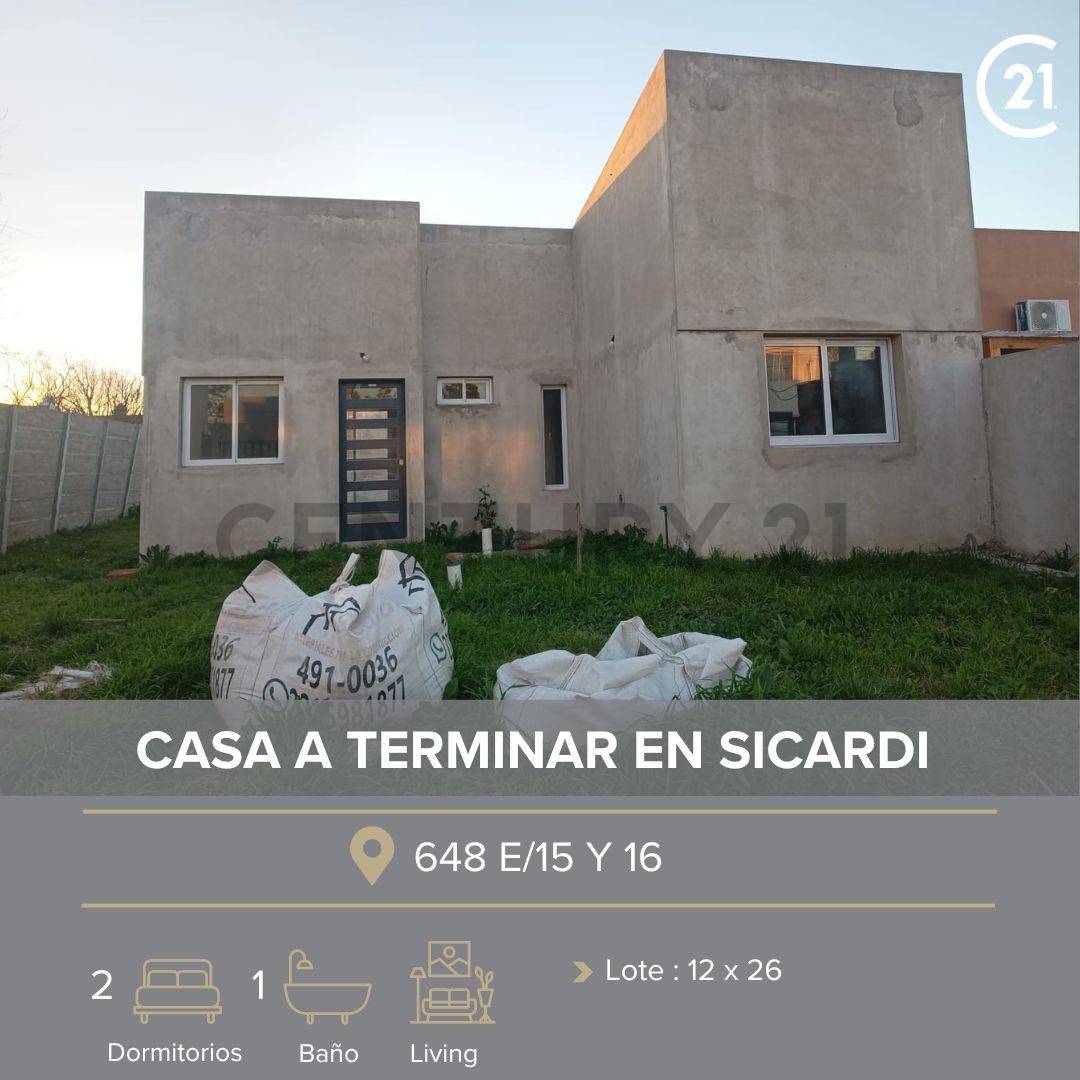 Se vende casa a terminar en Villa Parque Sicardi, La Plata