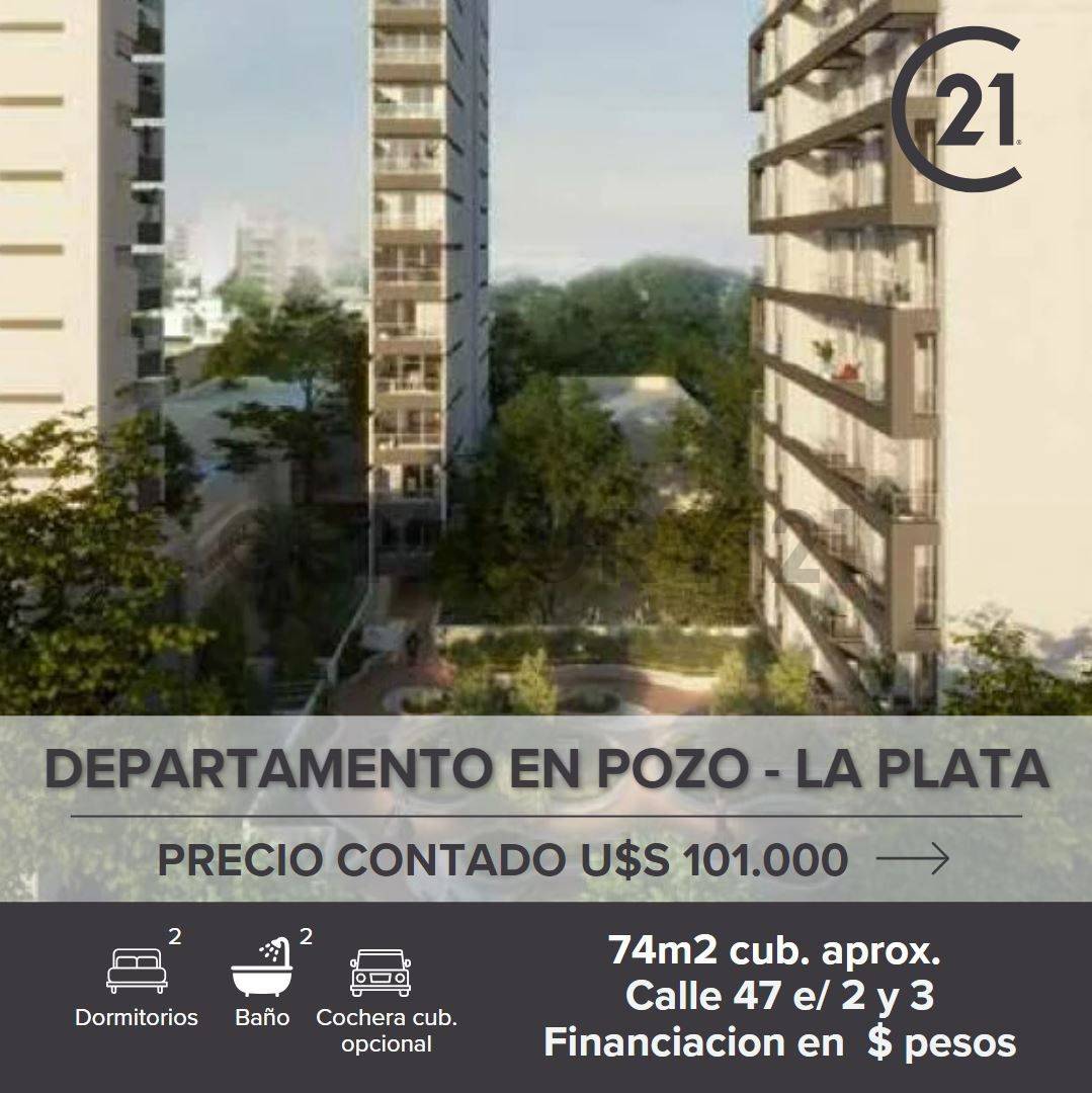 Venta de Departamento de DOS dormitorios en La Plata, La Pla