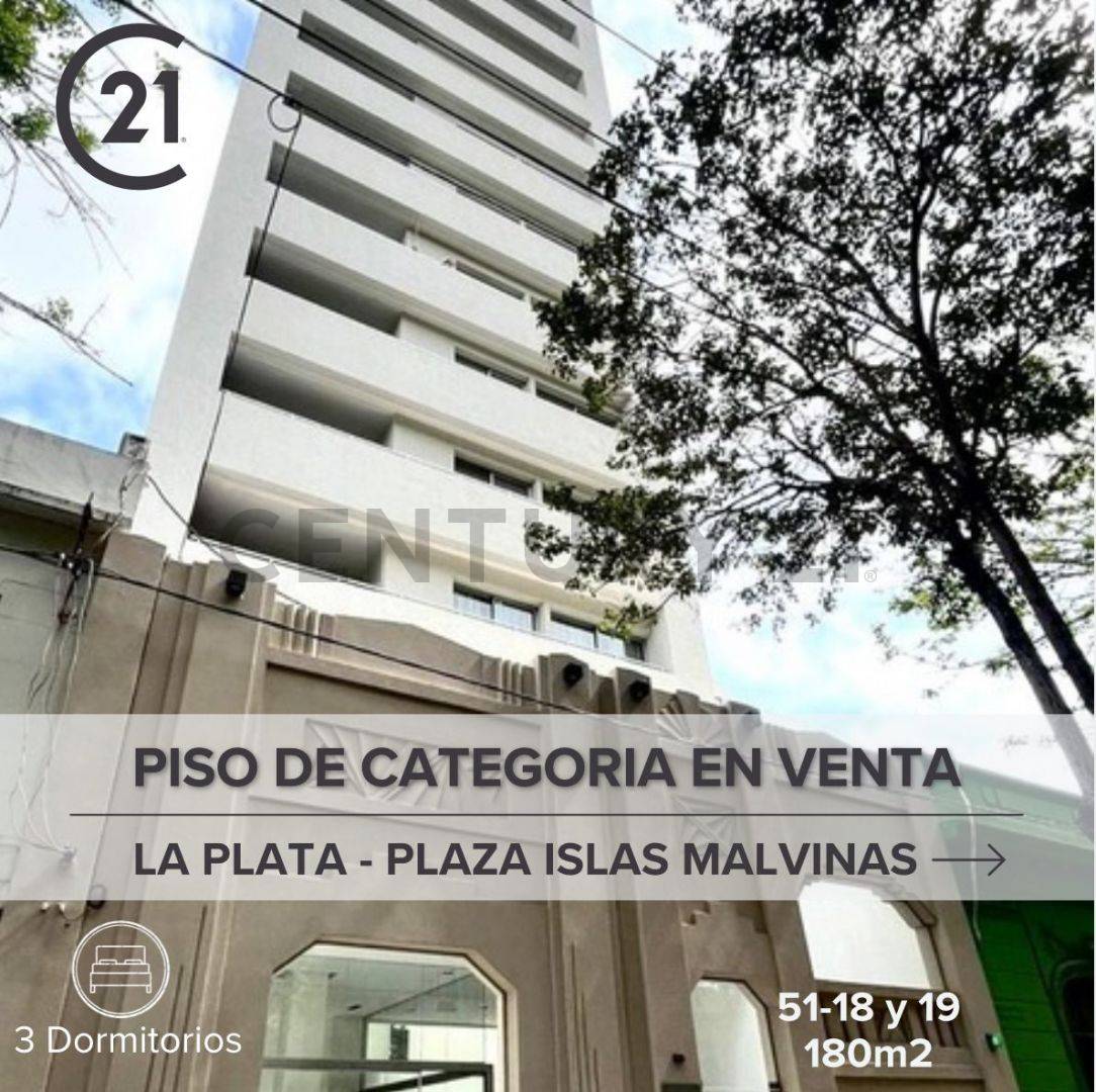 Venta de Departamento en La Plata 3 dormitorios piso de categoria