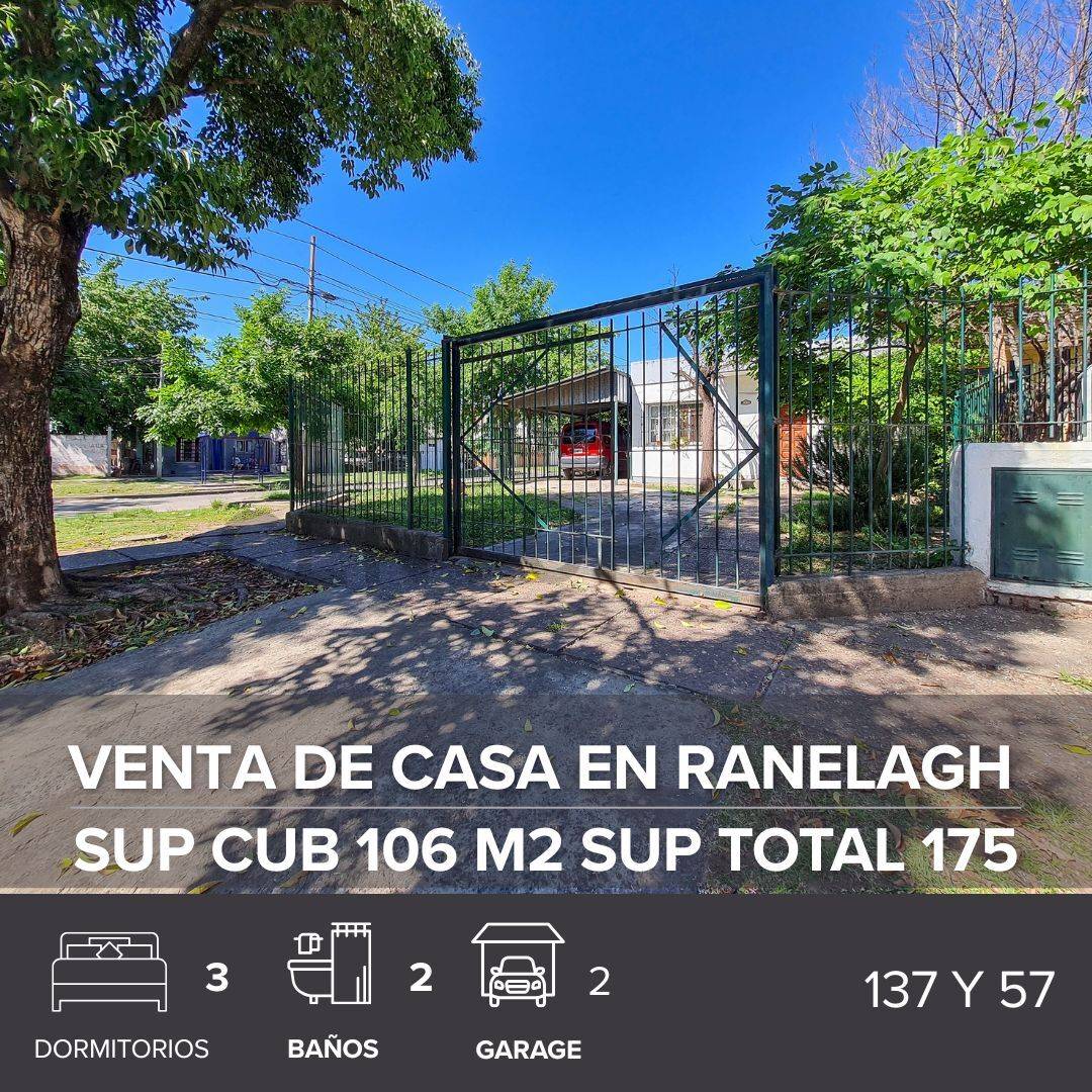 Venta de Casa 5 AMBIENTES Ranelagh, Berazategui