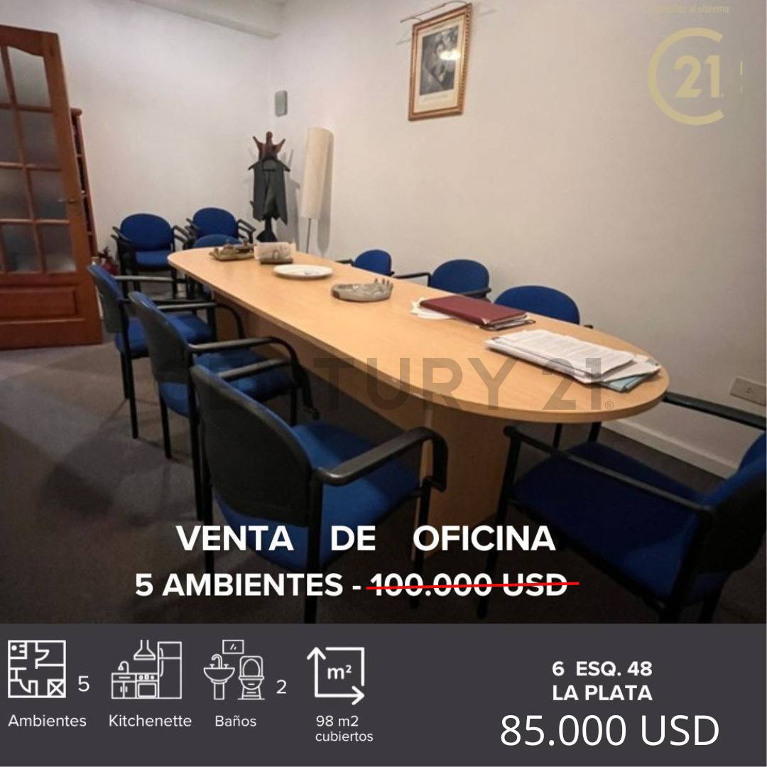 VENTA DE OFICINA EN LA PLATA