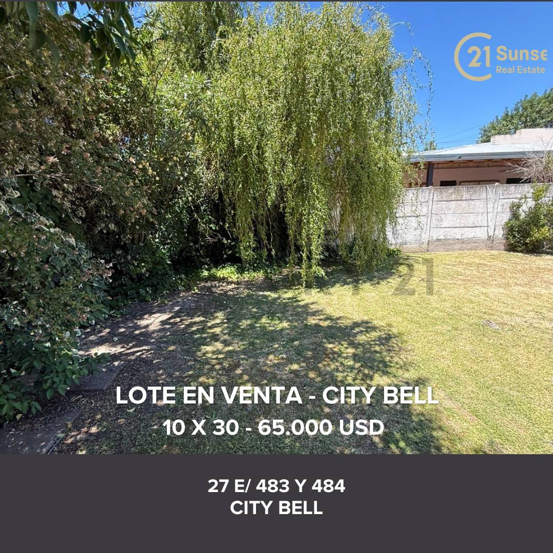 Venta de lote en City Bell, La Plata