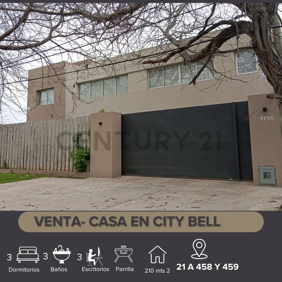 RETASADA !!! VENTA CASA EN CITY BELL 5 AMBIENTES