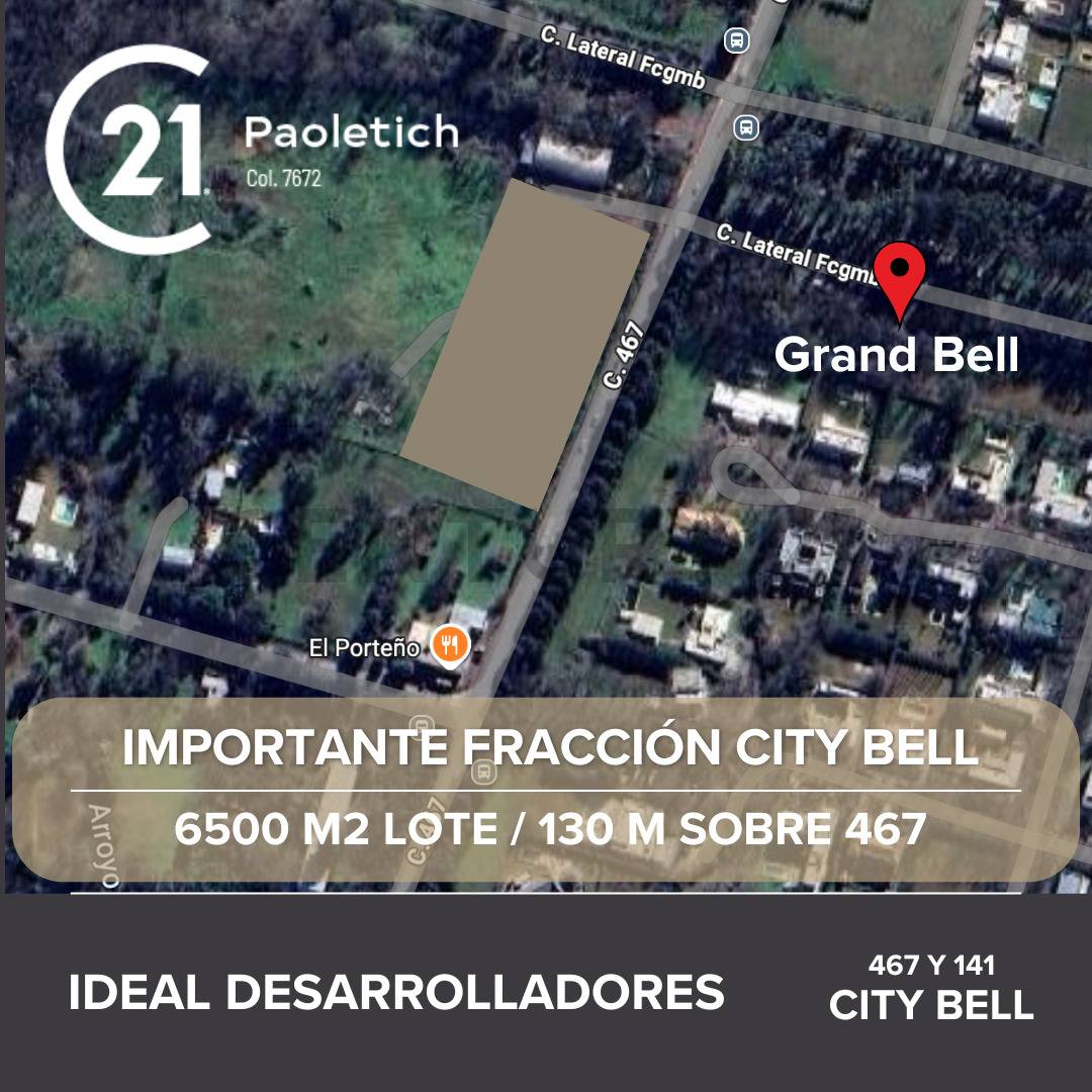 Lote en Venta City Bell