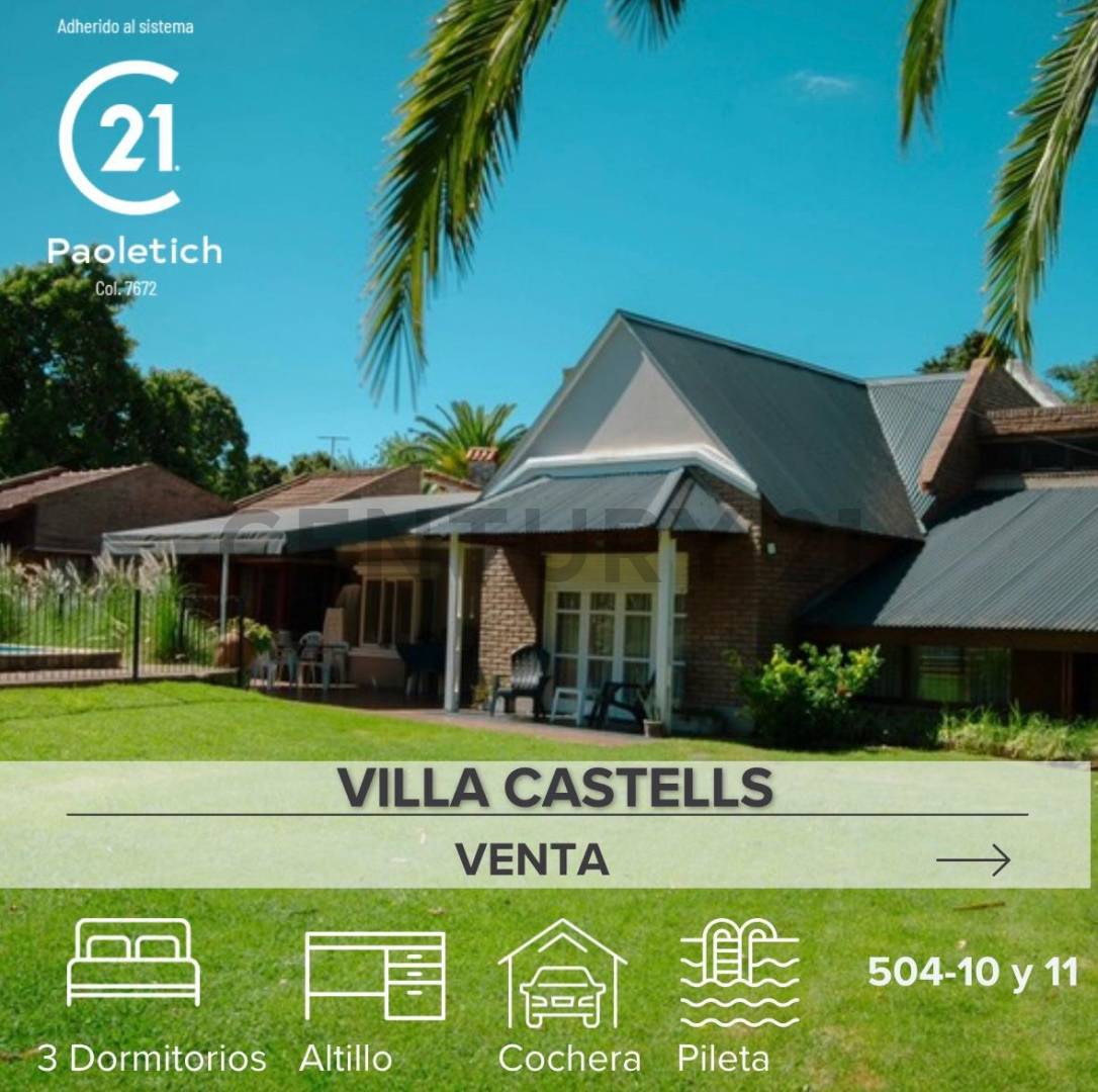 Venta casa Villa Castells