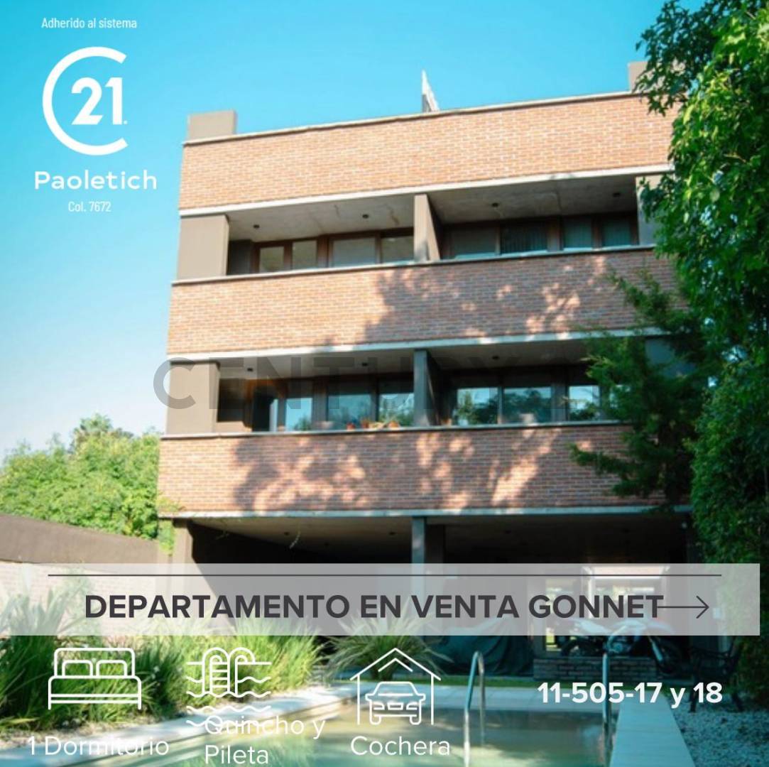 Departamento en venta en Gonnet.