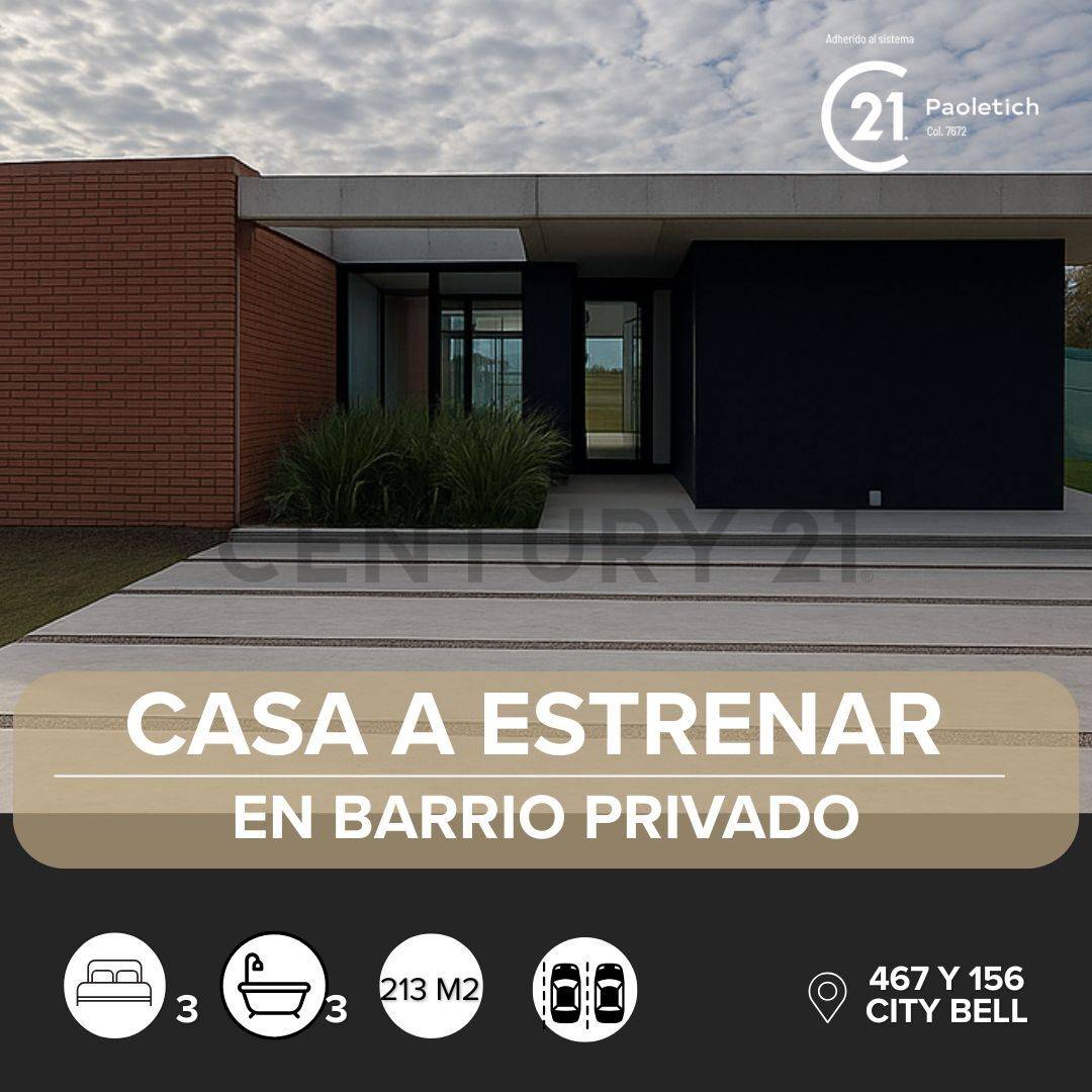Casa en Venta City Bell barrio cerrado
