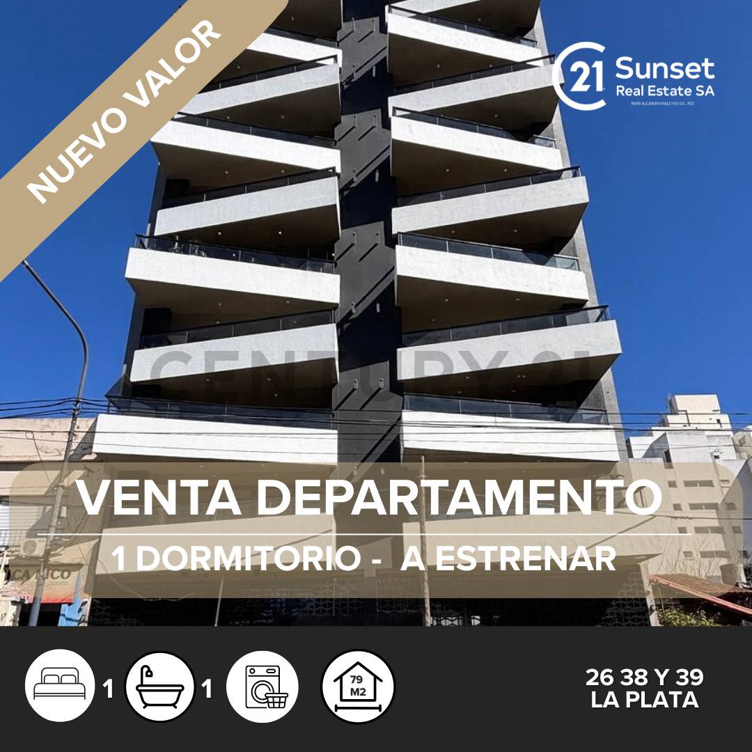 Venta departamento en La Plata