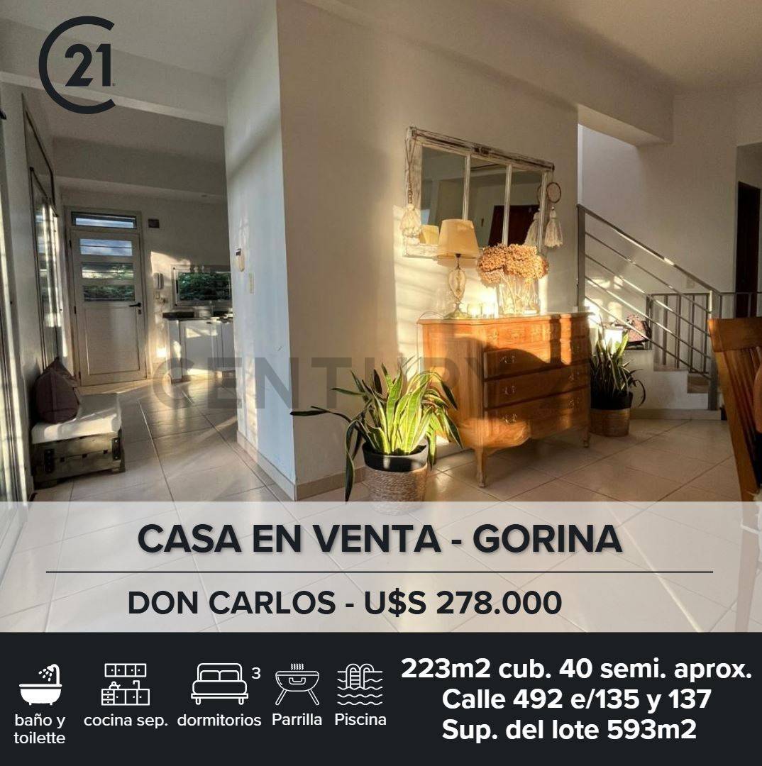 Casa en vanta en Gorina 3 dormitorios