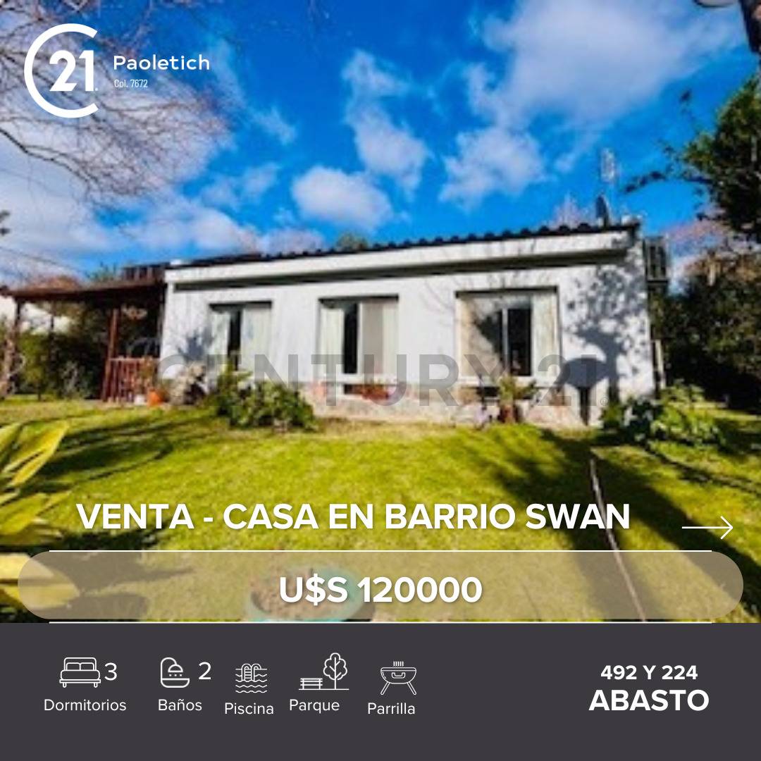 Venta de casa en Barrio SWAN