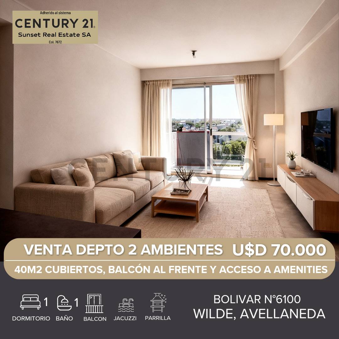 VENTA DEPARTAMENTO WILDE