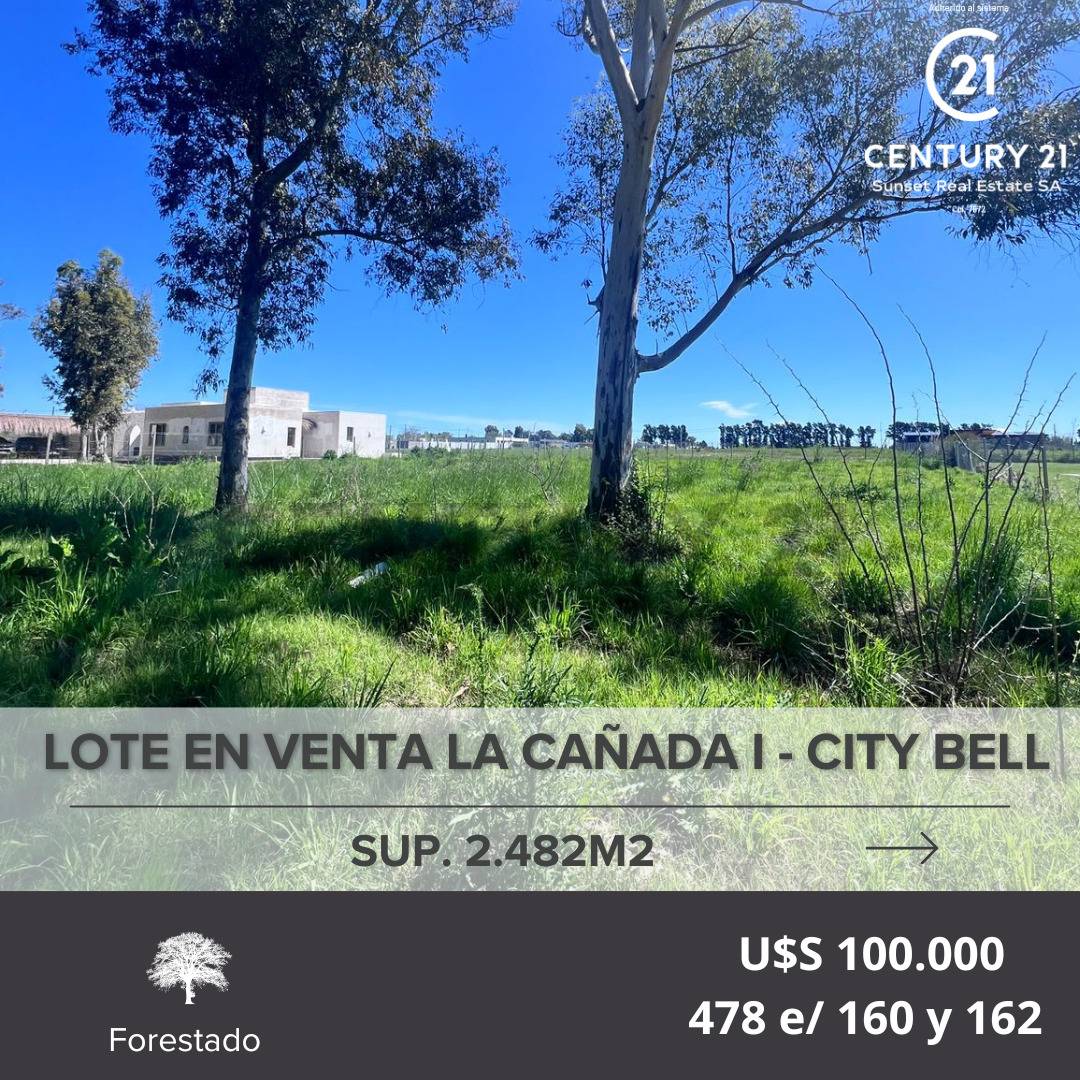 LOTE EN VENTA LA CAÑADA I - CITY BELL, LA PLATA