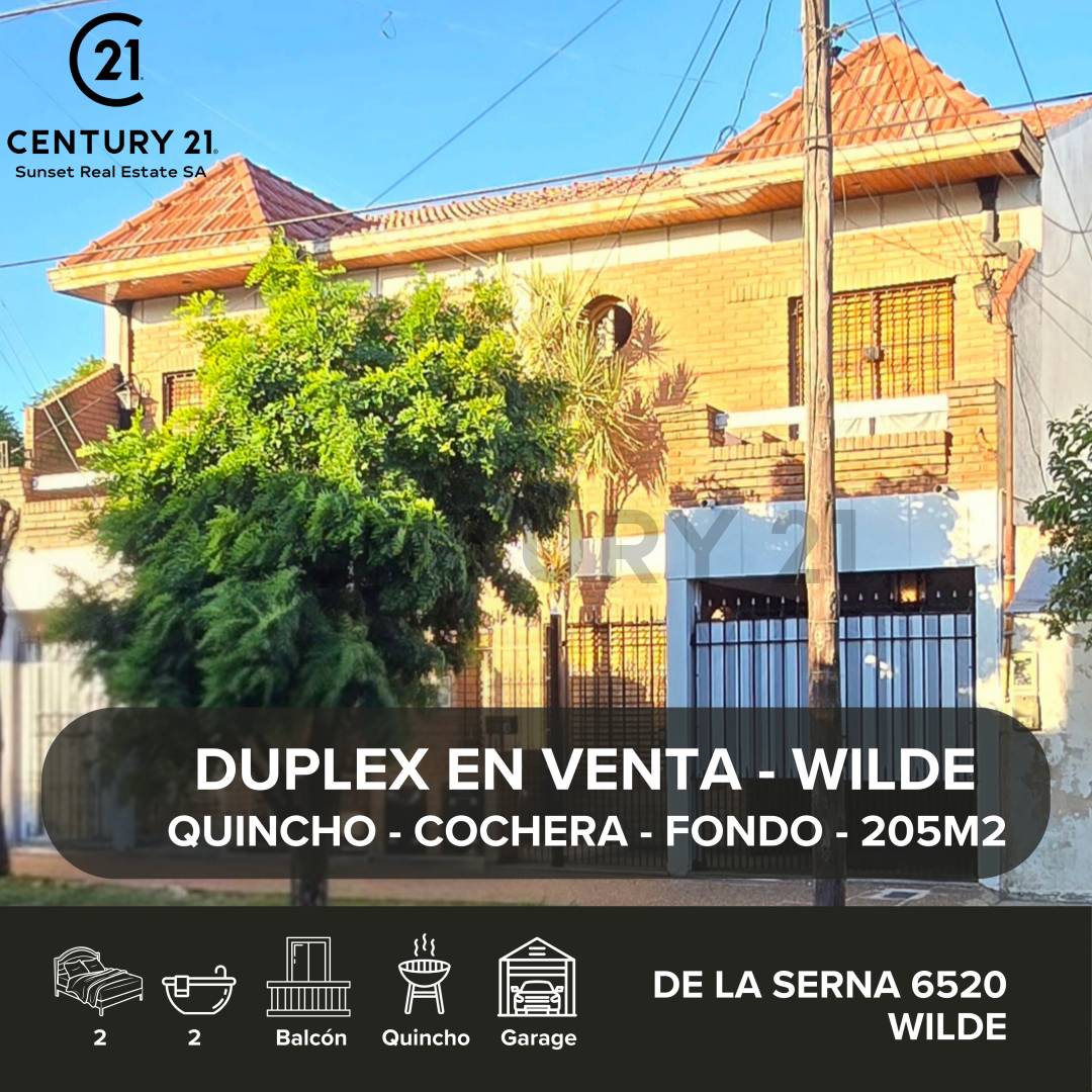 DUPLEX EN VENTA - APTO CREDITO - WILDE