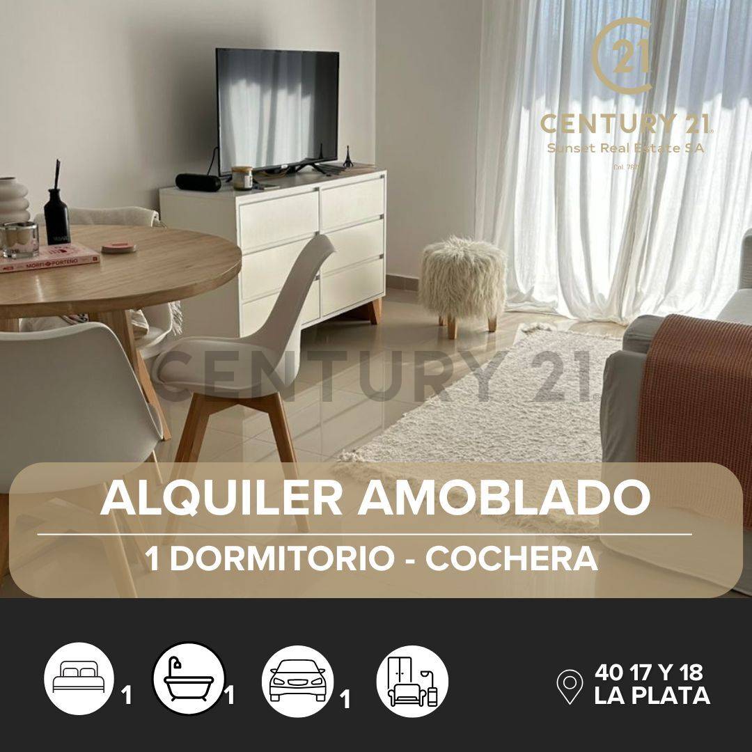 Alquiler departamento amoblado en la Plata