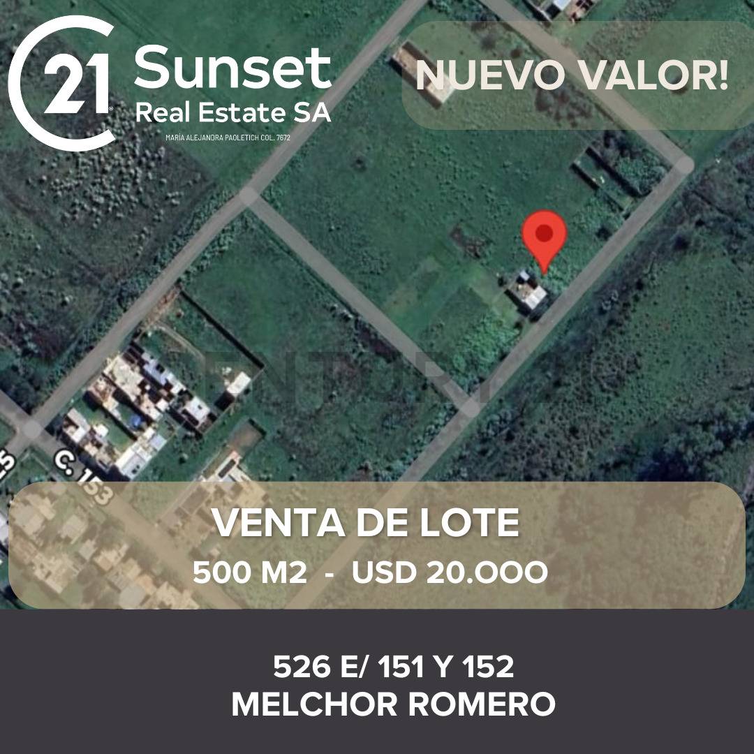Venta Lote Melchor Romero