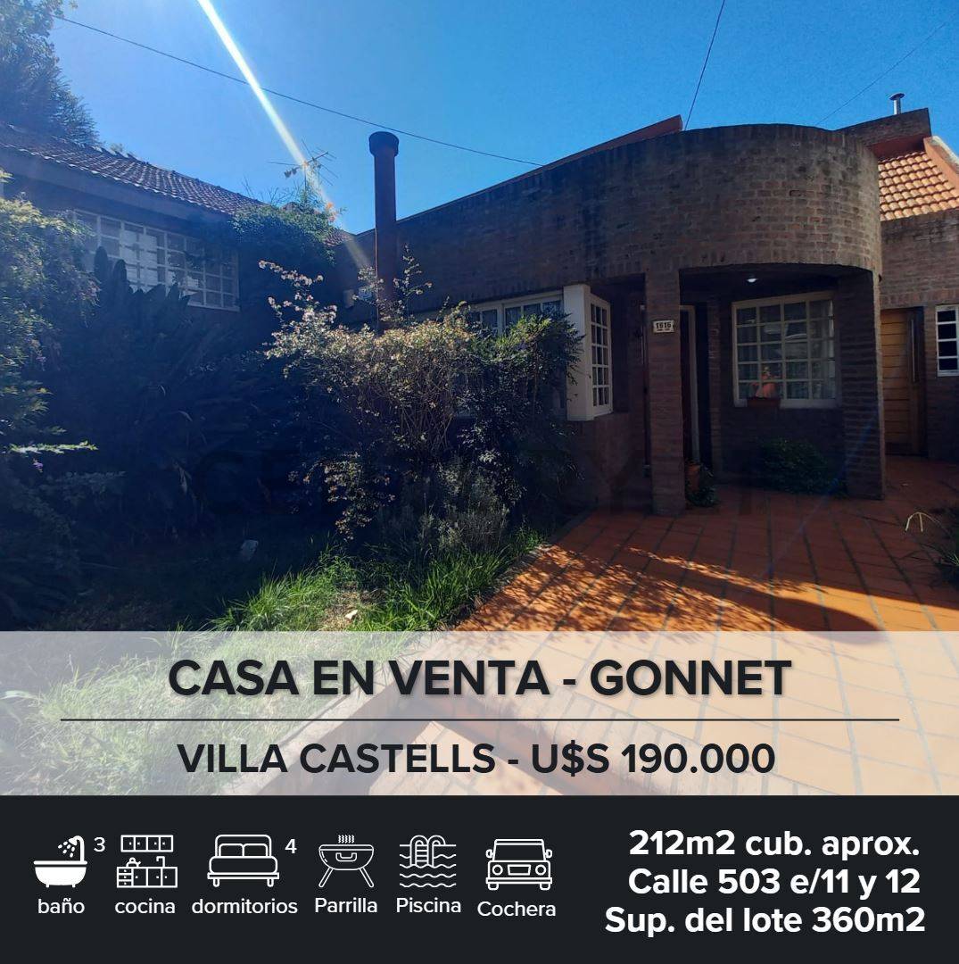 Casa en venta Gonnet