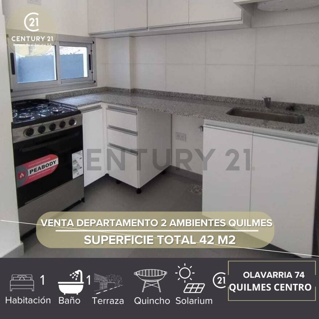 VENTA DEPARTAMENTO 2 AMBIENTES QUILMES