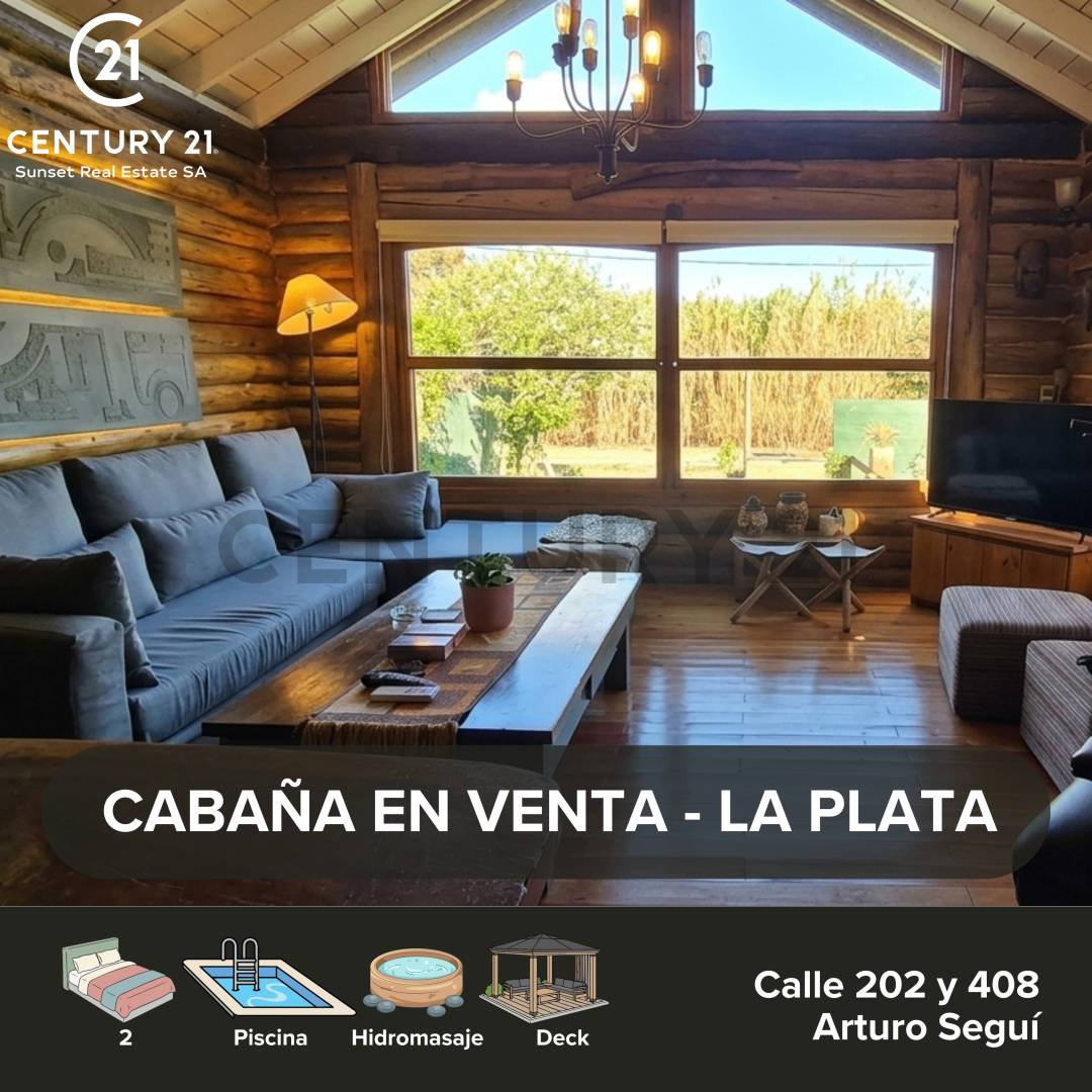 CASA EN VENTA LA PLATA - CABAÑA EN VENTA