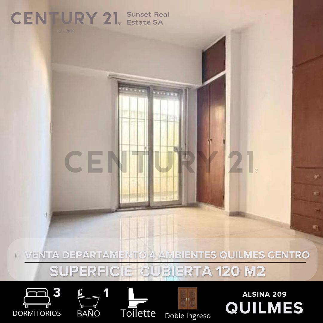 VENTA DEPARTAMENTO 4 AMBIENTES QUILMES CENTRO