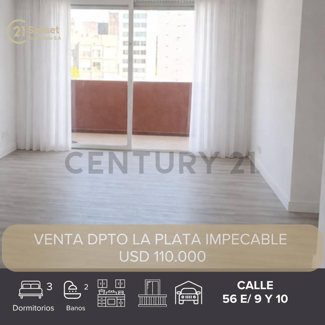 VENTA Departamento 3 dormitorios en La Plata