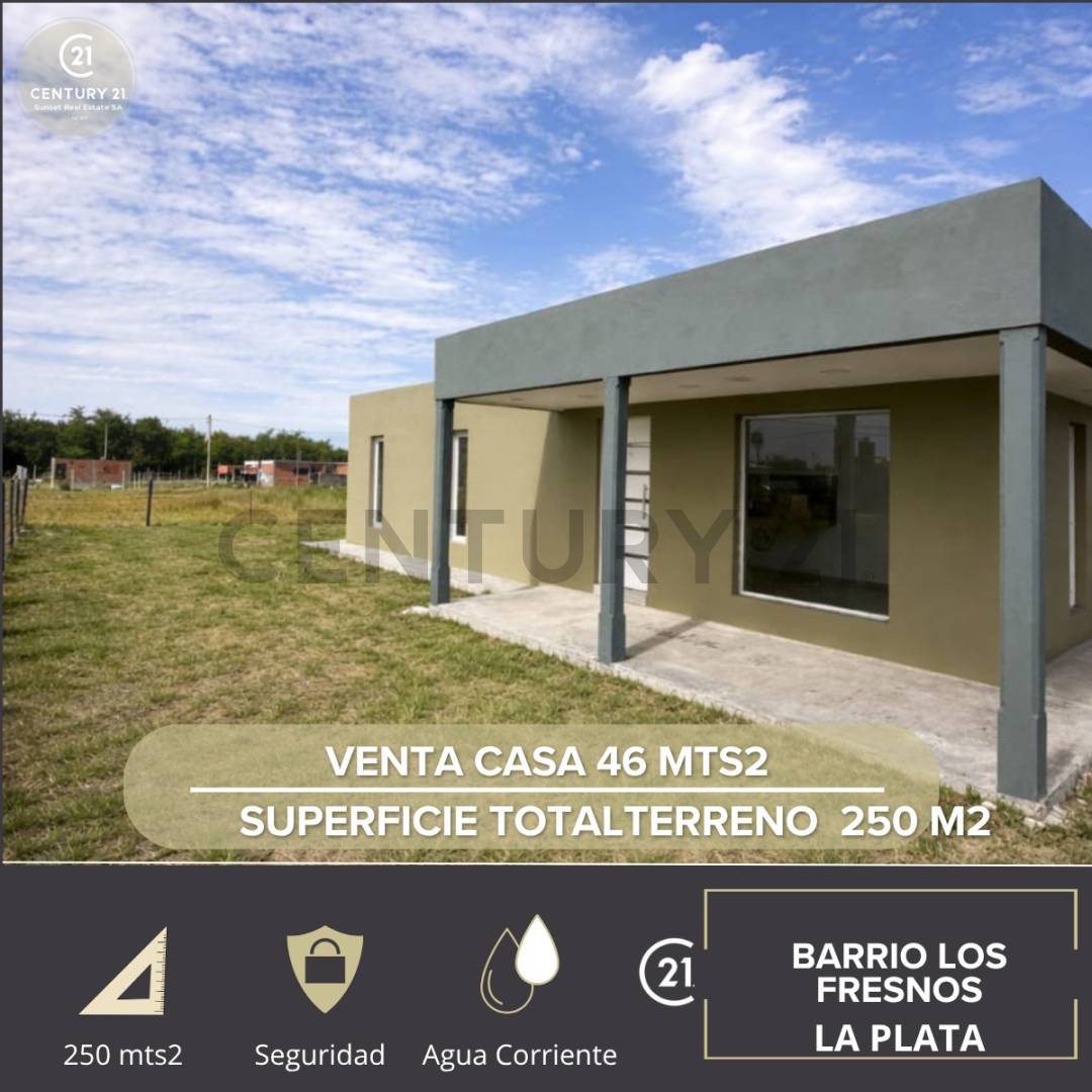 VENTA CASA 2 AMBIENTES LOS FRESNOS ARTURO SEGUI - LA PLATA