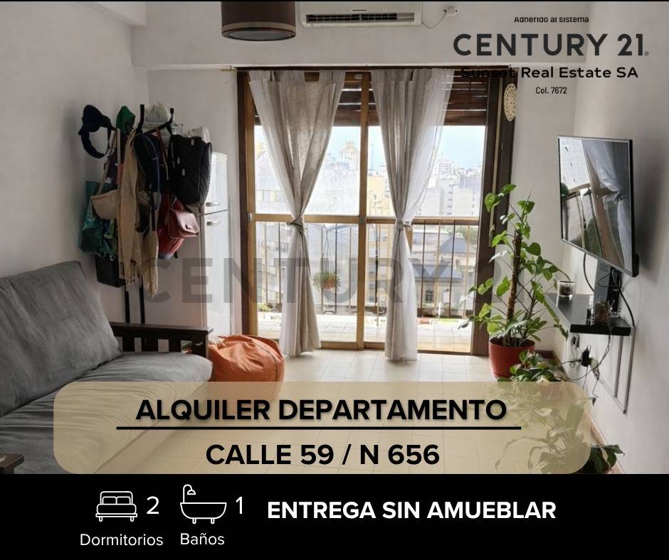 Alquiler Departamento La Plata 2 habitaciones