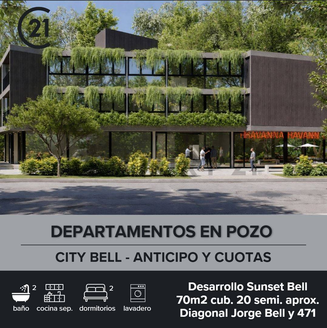DEPARTAMENTO EN VENTA CITY BELL DOS DORMITORIOS