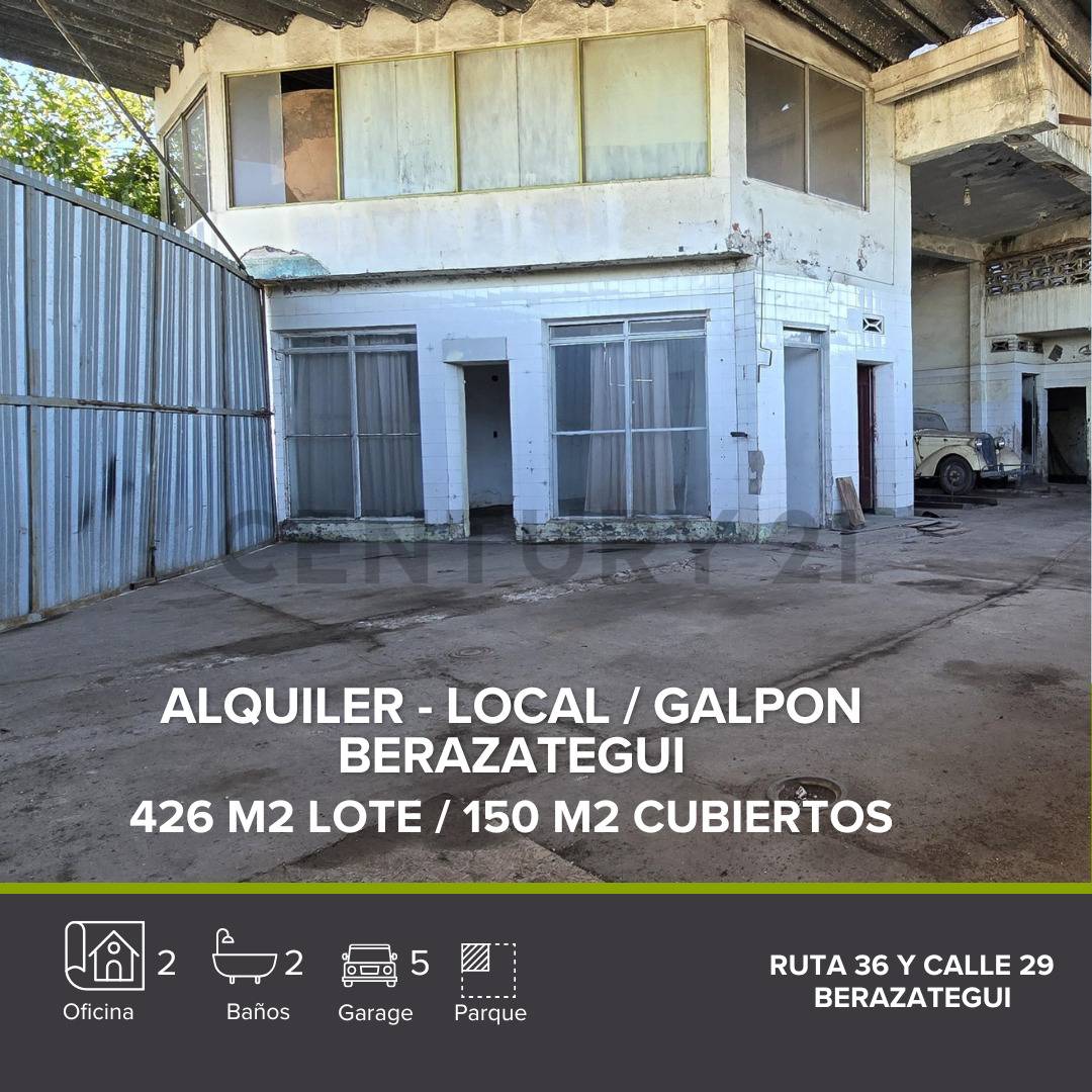 Galpón en Alquiler Berazategui