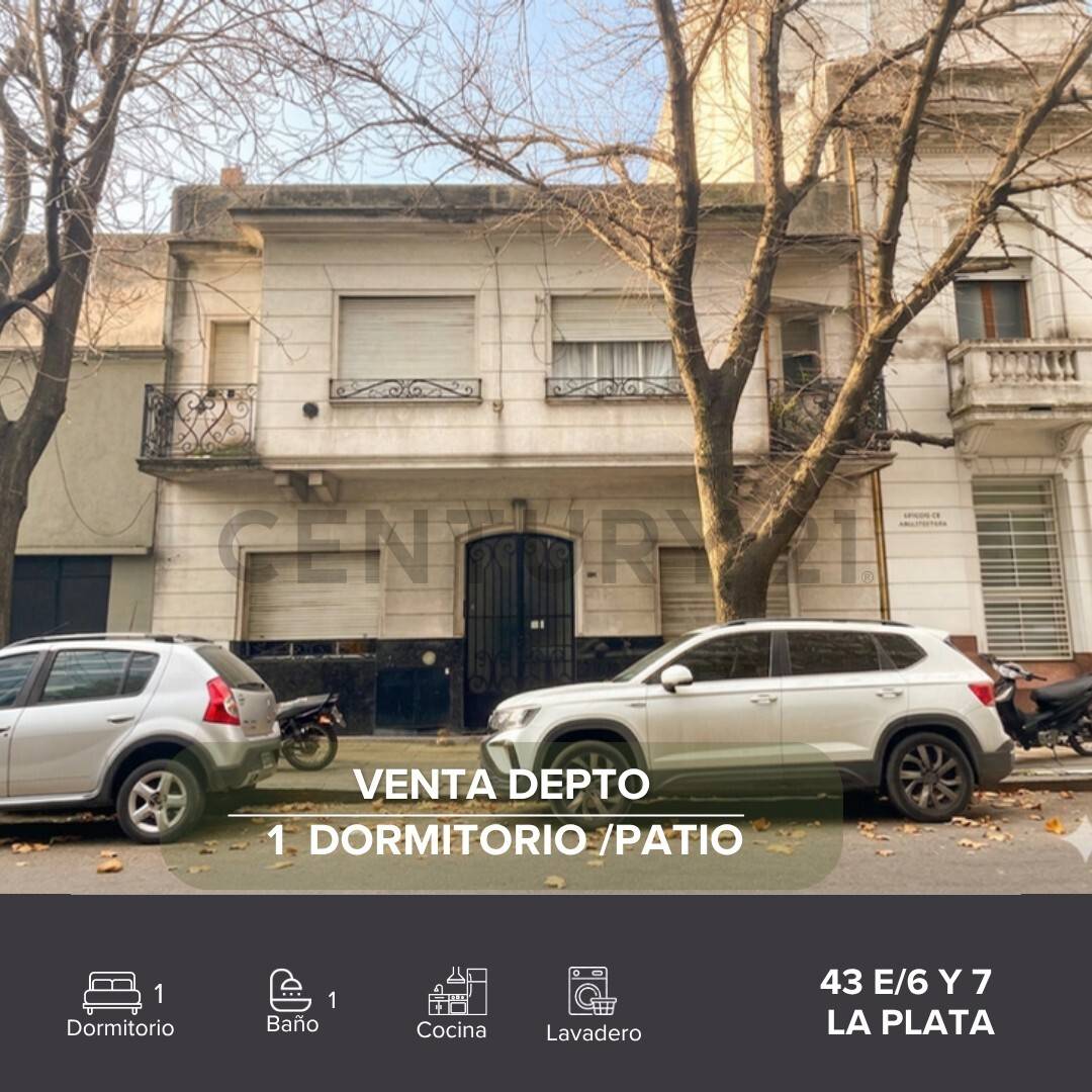 Venta departamento dos dormitorios La Plata