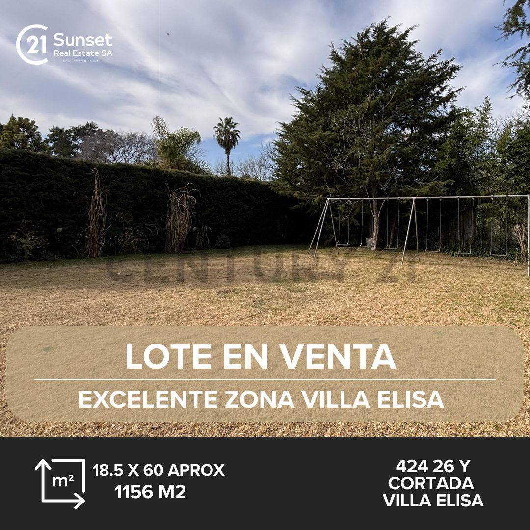 LOTE EN VENTA VILLA ELISA