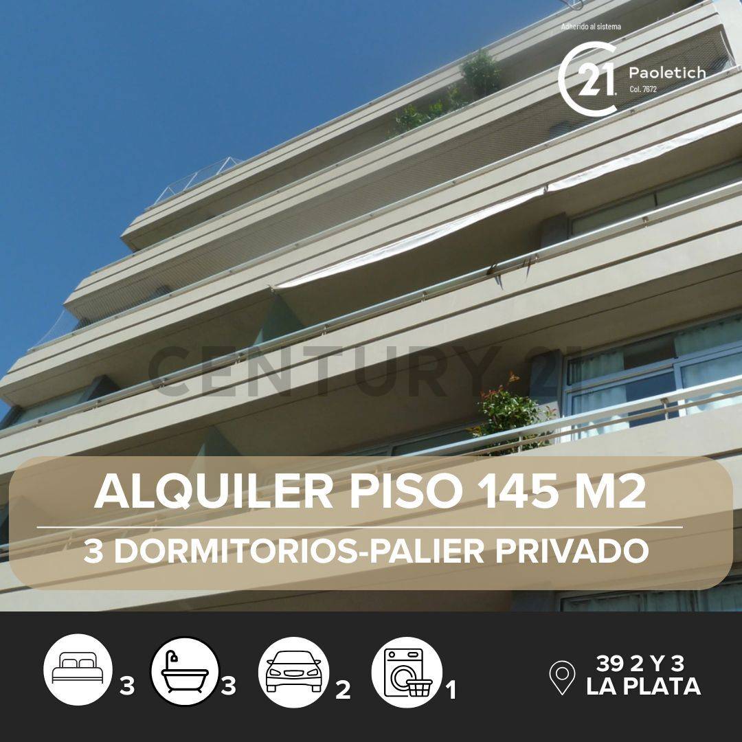 Alquiler departamento 3 dormitorios