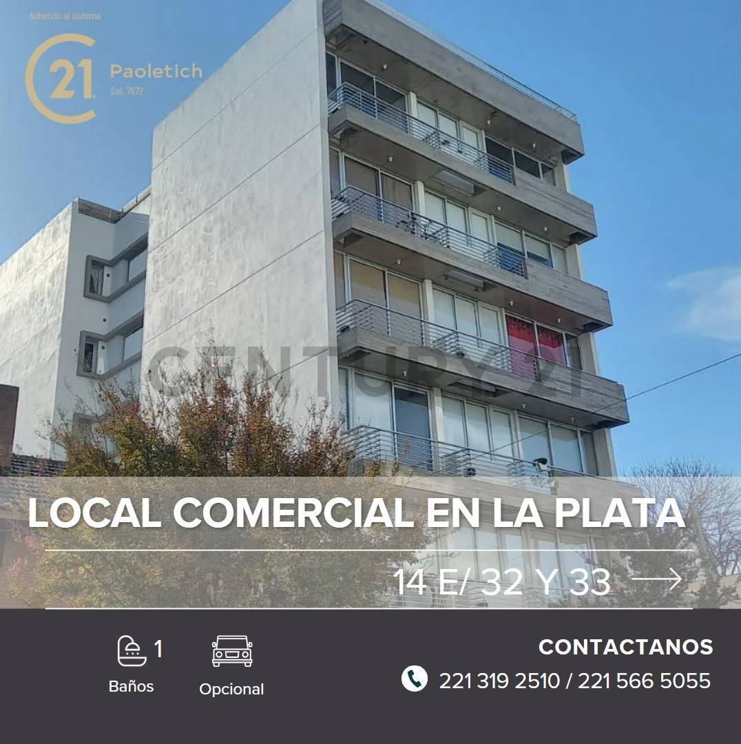 Venta local comercial en La Plata, La Plata