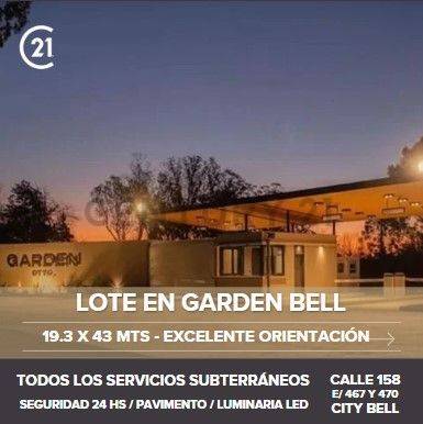 Lote en Venta Garden Bell, City Bell