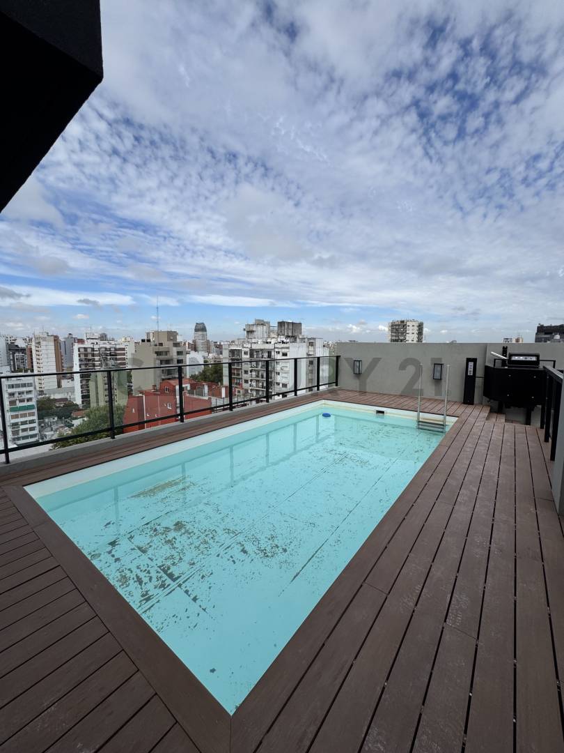 Venta Departamento tres ambientes balcón terraza y cochera a estrenar en Nuñez