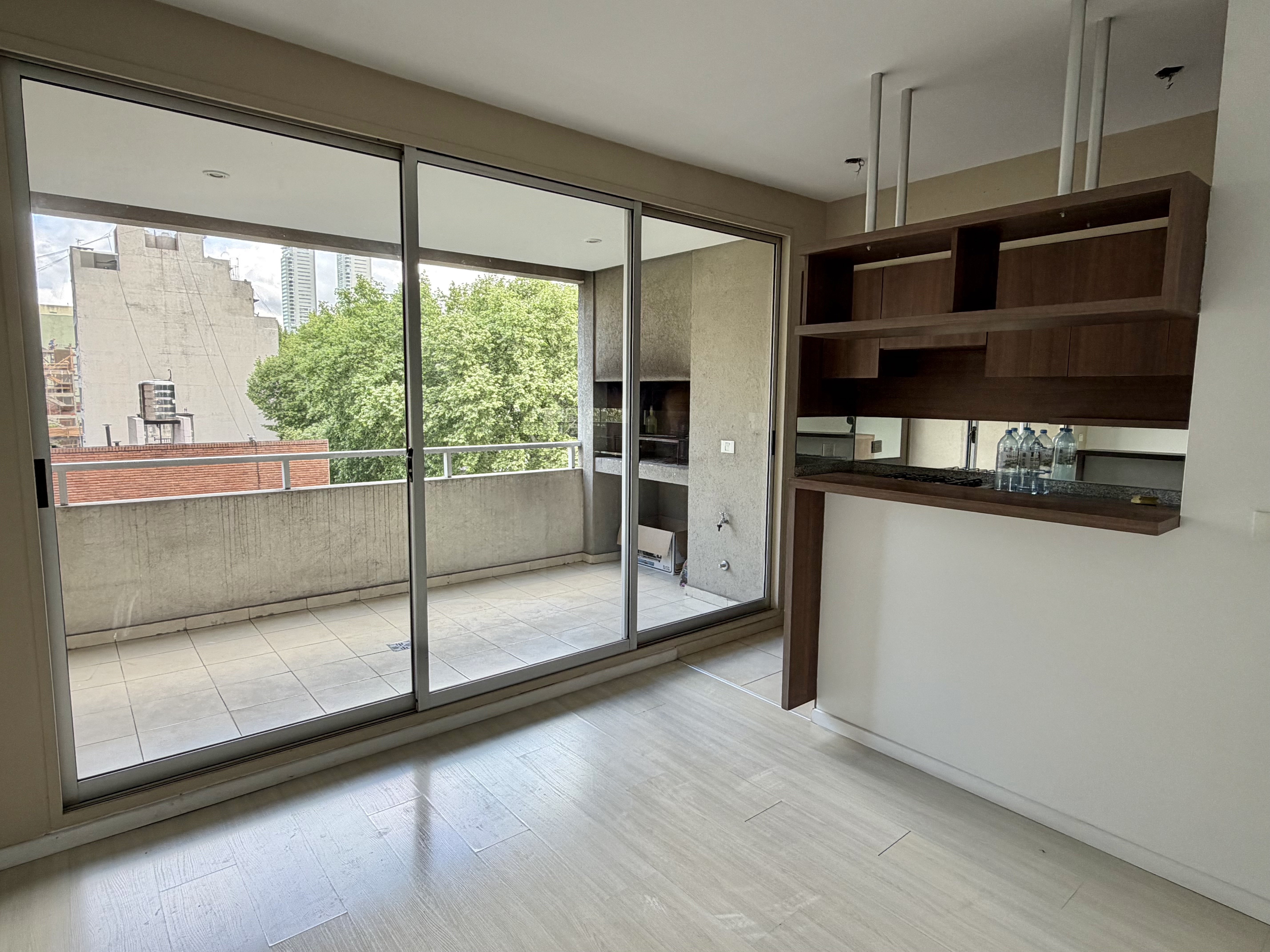 Departamento en alquiler 2 ambientes, Palermo. con terraza propia y parrilla